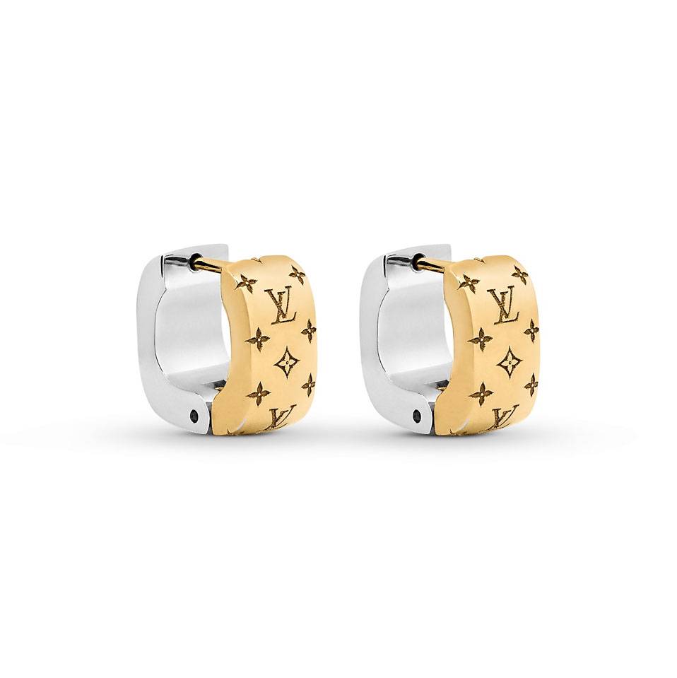 LOUIS VUITTON NANOGRAM EARRINGS M00397